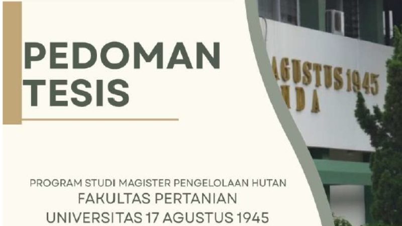 Pedoman Penulisan Tesis